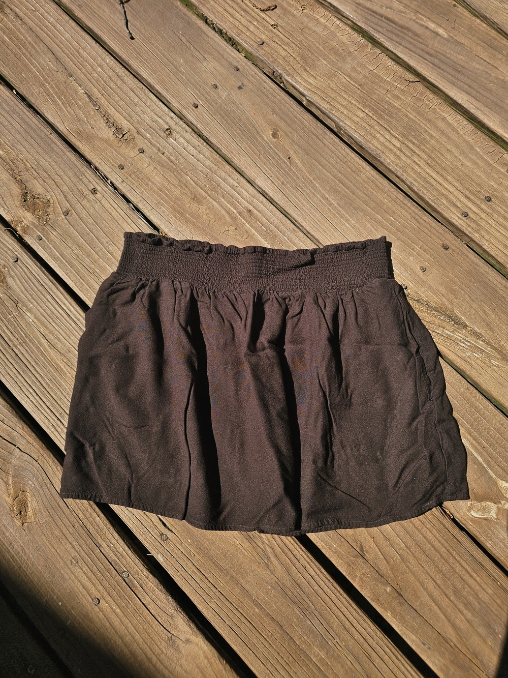 Brown Mini Skirt